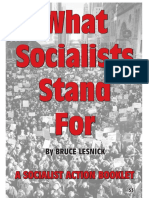What Socialists Stand For Pamphlet