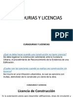 Curadurias y Licencias