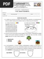 Avaliação de Arte - 2º Ano 2º Bimestre | PDF