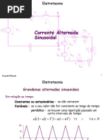 Corrente Alternada Sinusoidal