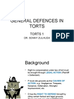 Defences in Torts