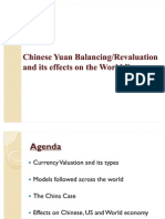 Chinese Yuan Balancing