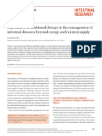 Importance of nutritional therapy in the management of intestinal diseases