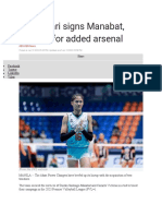 PVL: Akari Signs Manabat, Victoria For Added Arsenal: Facebook Twitter Linkedin Viber