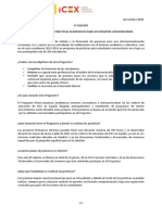 Convocatoria Universidades 8 Edic. Programa Estudiantes en Prácticas