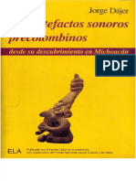 Los Artefactos Sonoros Precolombino Jorge Dajer