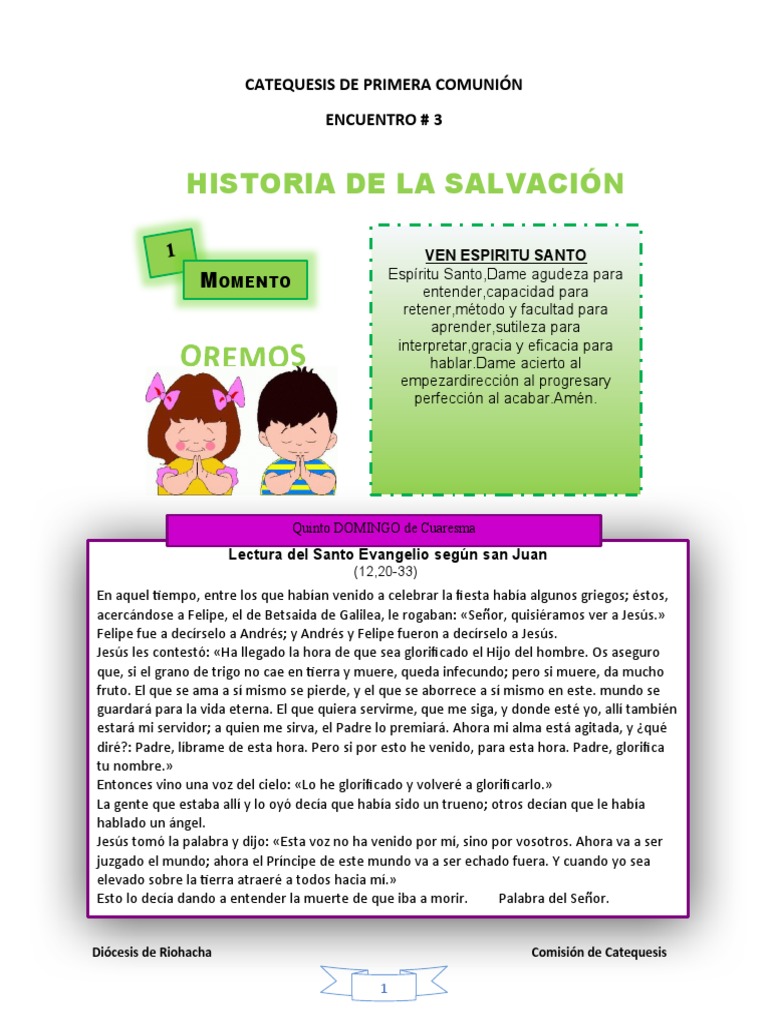 Encuentro 3 Historia de La Salvacion | PDF | Salvación | Moisés
