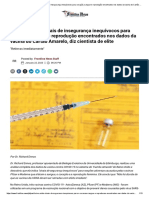 REINO UNIDO - Sinais de Insegurança Inequívocos para Coração, Sangue e Reprodução Encontrados Nos Dados Da Vacina Do Cartão Amarelo, Diz Cientista de Elite - Frontline News