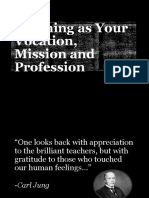 Chapter 1 Lesson 5 Teaching As Your Vocation Mission Profession