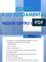 REGRESO A LO FUNDAMNETAL EVENTOS