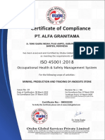 Iso Ohsms Pt. Alfa Granitama