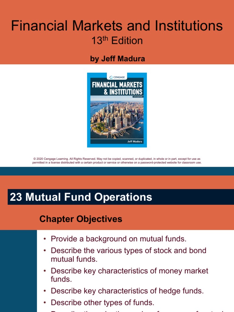 23 Mutual Fund Operations | PDF | Investment Fund | Mutual Funds