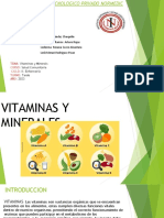 Vitaminas y Minerales Exp.