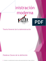 Administración Moderna