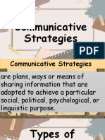 W8-Types of Communicative Strategies