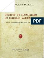 Decreto Do Ecumenismo Do CVII Pe Miguel Nicolau SJ