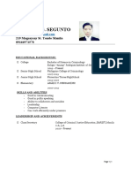 CV Sample