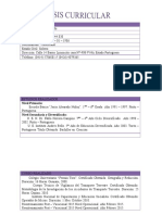 Sintesis Curricular Jose Gregorio