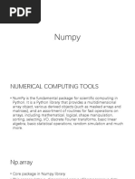 Numpy Recommendation System