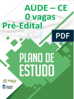 Plano de Estudo Funsaude Ce Pre Edital