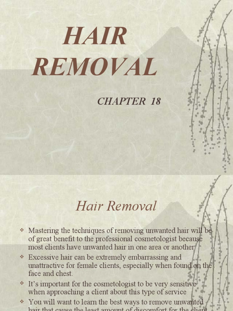 Effective Hair Removal Techniques Guide | PDF | Hair Removal | Hair