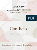 Procesos de conflicto y negociación en la administración