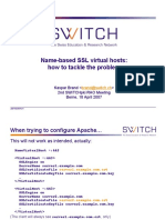 Namebased SSL Virtualhosts