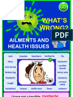 WHAT'S WRONG - Ailments and Health Issues