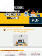 Orientaciones para Los Grupos de Trabajo