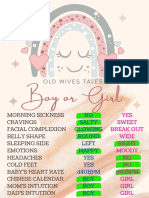 Boy or Girl: Old Wives Tales