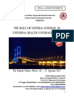 FINAL ANNOUNCEMENT (The Role of General Surgeon in Universal Health Coverage 2019) 1-1