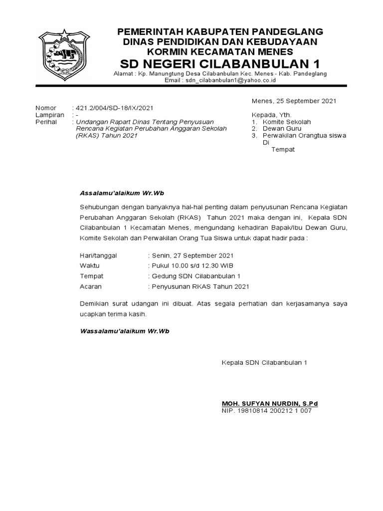 Sk. Tim-Berita Acara Penyusunan Rkas 2023 | PDF
