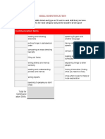 Identify Top Skills with Self-Assessment Checklist