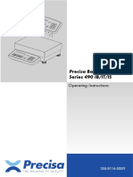 Weighing Precisa en 490K Handbook