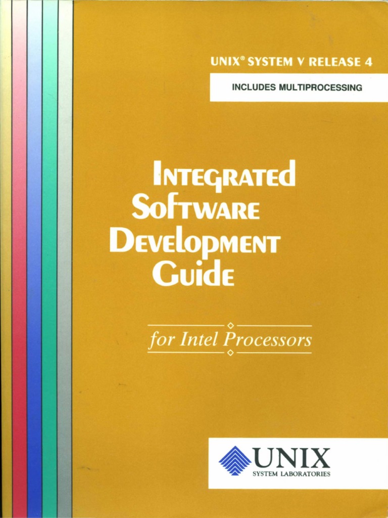 0 13 879479 0 unix system v rel4 integrated software development guide