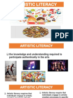 Artisitc and Creativity Literacy