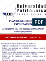 Plan de Negocios de Exportacion: Catedratico: Mca Luis Carlos Lopez Martinez Llopez@upgop - Edu.mx