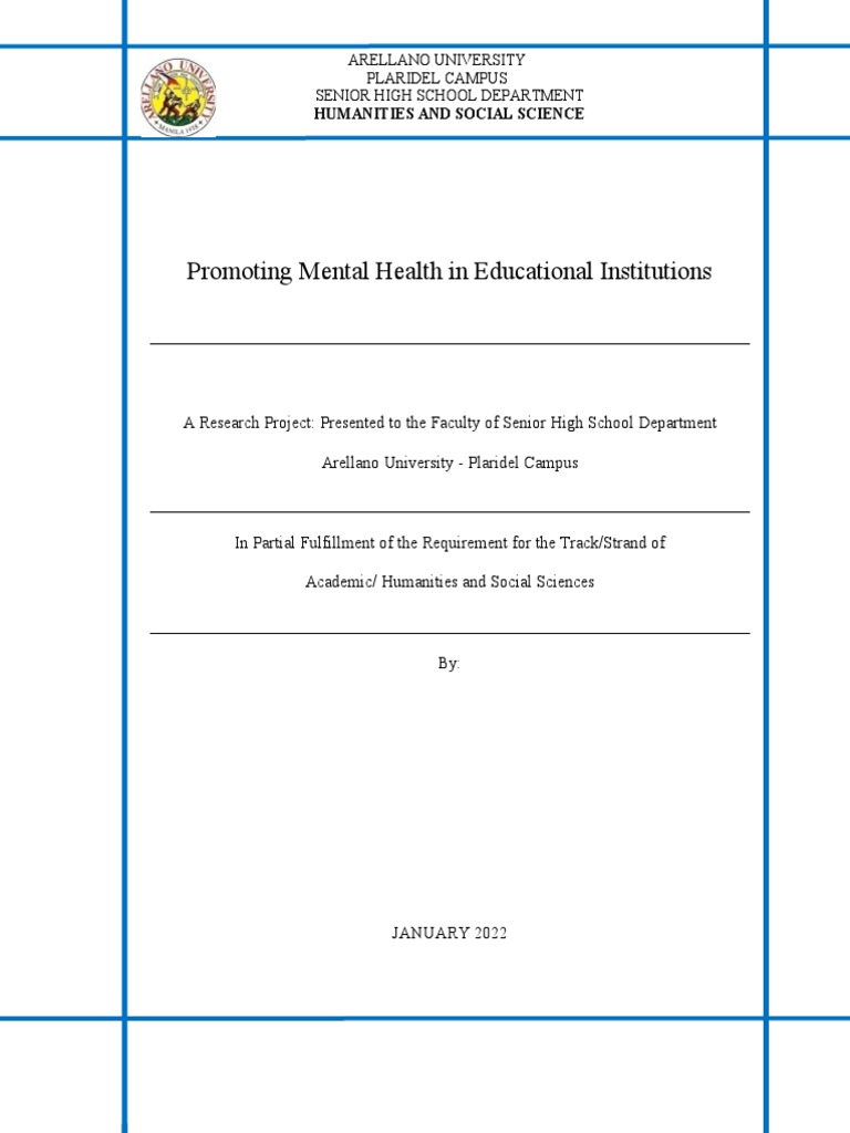 Research Project Sample Pdf For Students