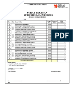 Daftar Harga Toserba Pamenang Buku Kur. Merdeka SD