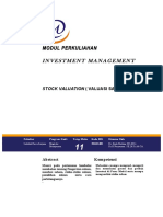 Investment - Stock Valuation Modul