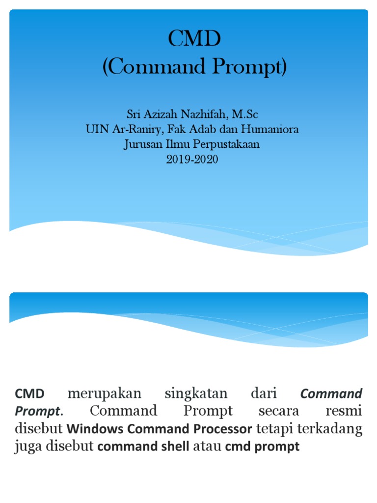 Pertemuan 13 CMD | PDF | Komputer | Karier & Perkembangan