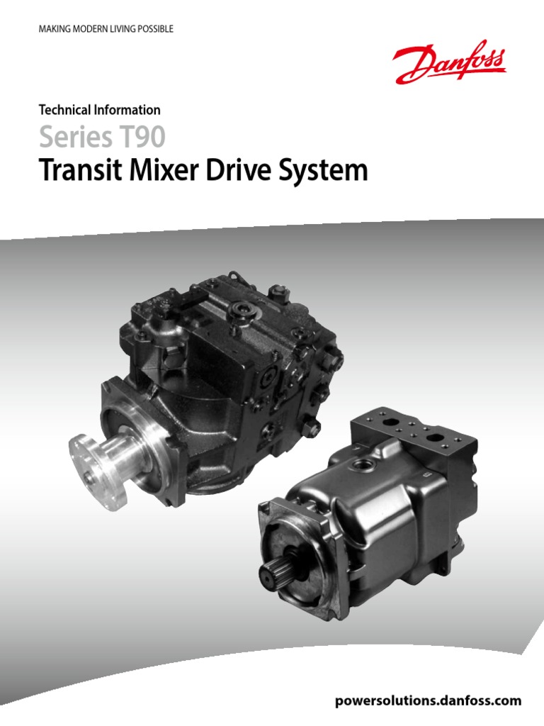 Series T90: Transit Mixer Drive System | PDF | Pump | Valve