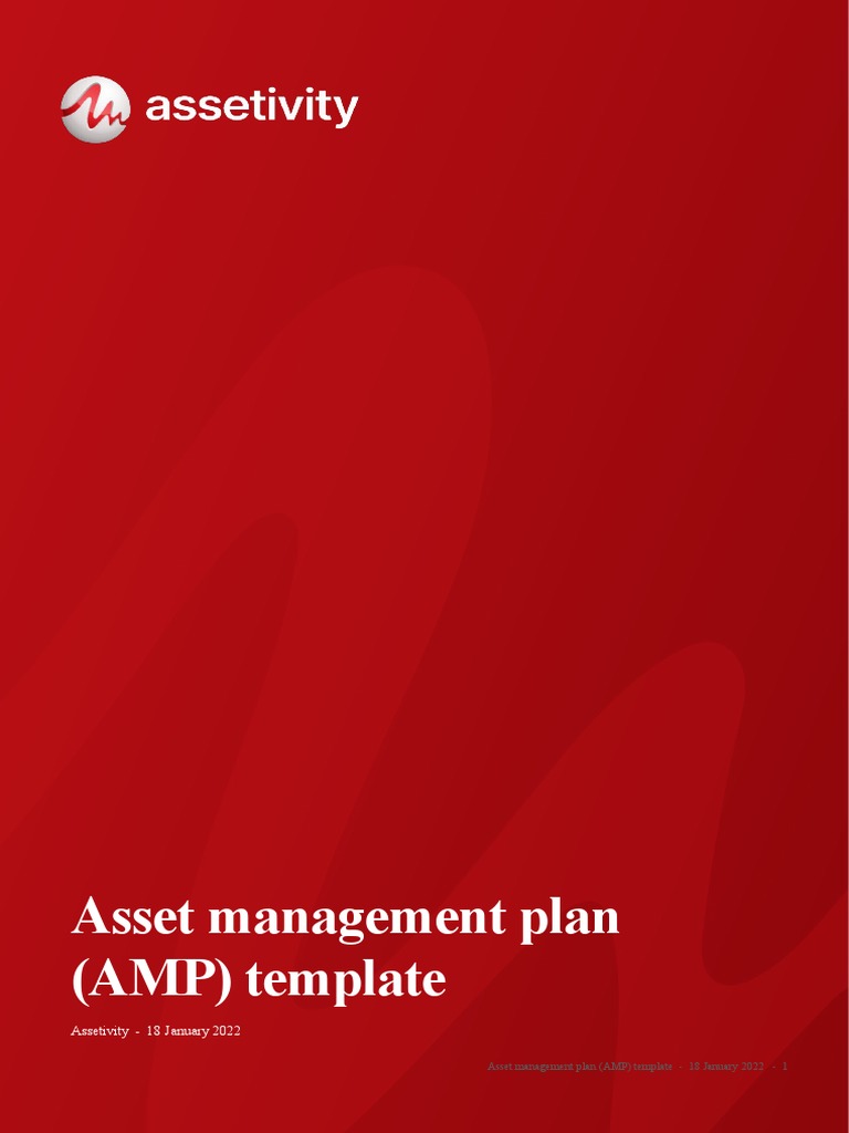 Asset Management Plan Template Guide | PDF | Risk | Risk Management