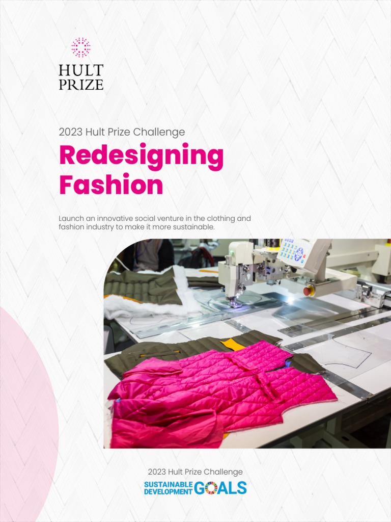 2023 Hult Prize Challenge Pdf Fashion Sustainability