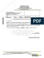 Income Tax Reassessment Notice for AY 2014-15