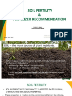 5a. SoilFertility and Fertilizer Recommendation