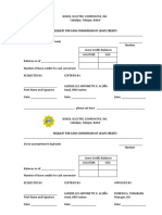 Leave Conversion Form