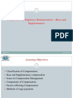 Components of Employee Remuneration - Base and Supplementary