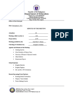 Labuin Elementary School Meeting Minutes