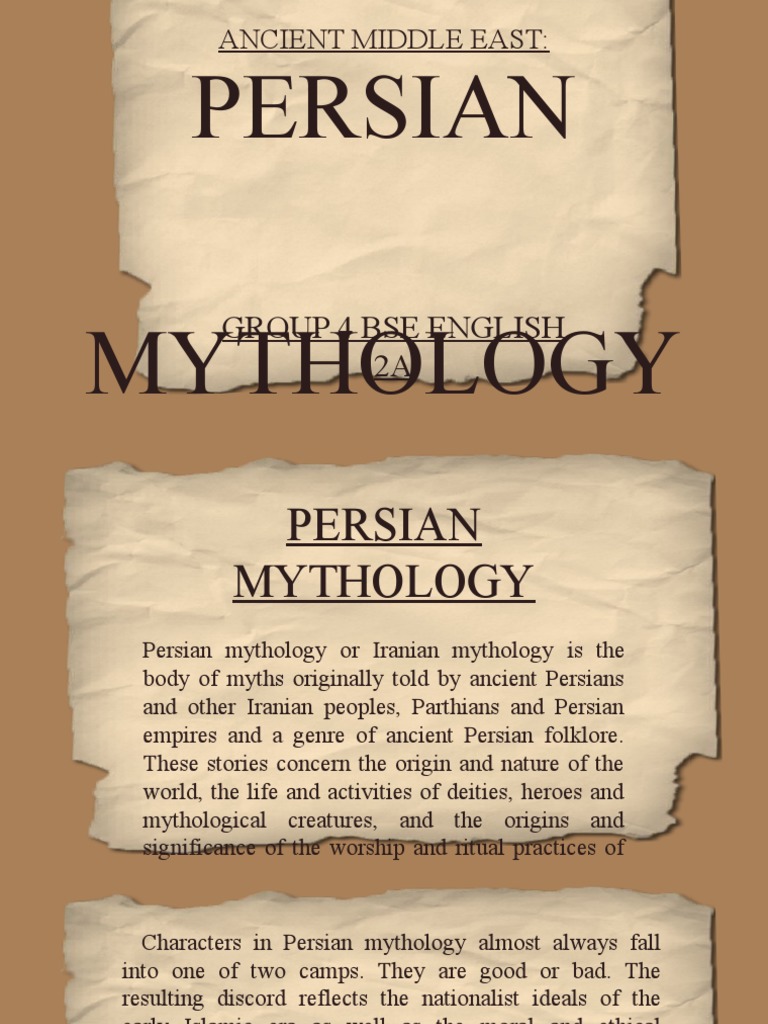 Ancient Persian Mythology and Deities | PDF | Zoroastrianism | Deities